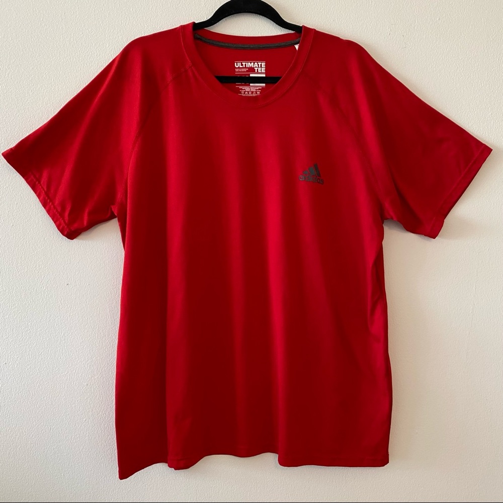 Red Adidas Ultimate Tee